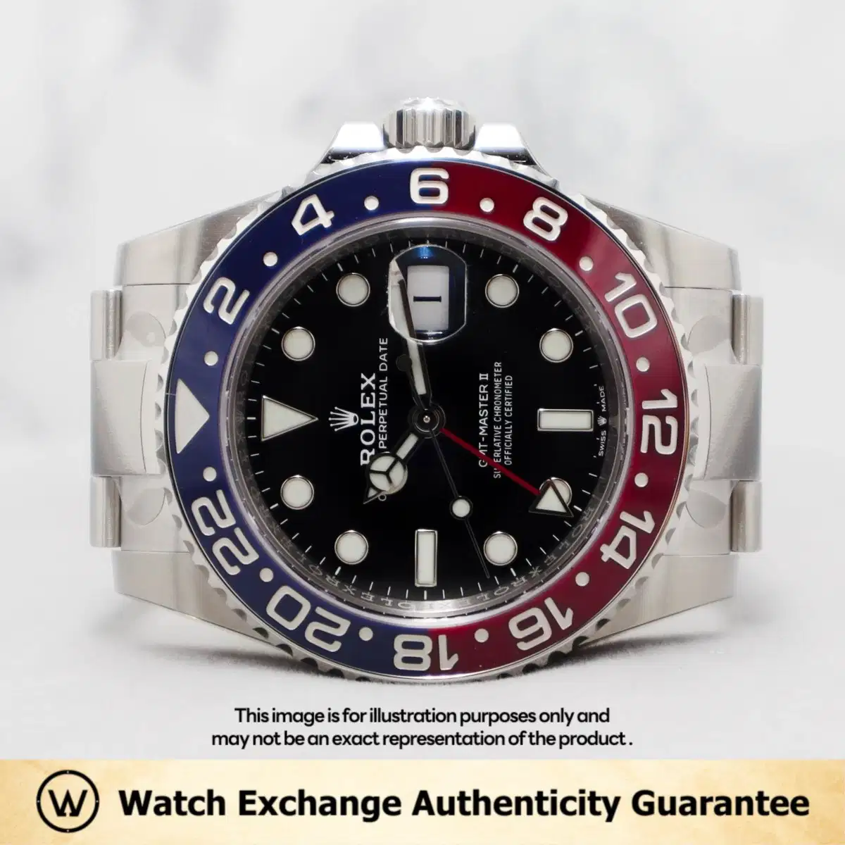 Rolex GMT Master II Pepsi 126710BLRO Black