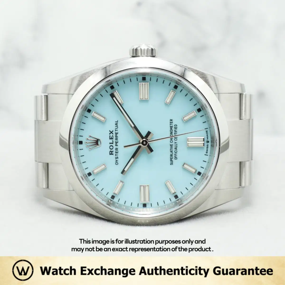 Rolex Oyster Perpetual 126000 Tiffany Turquoise