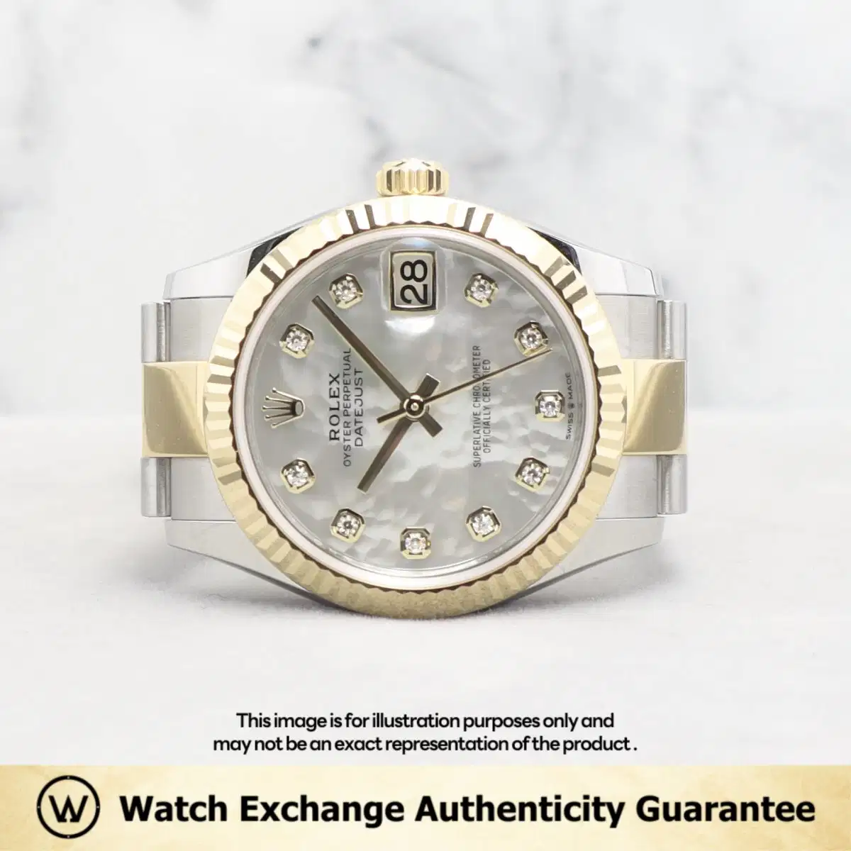 Rolex Datejust 278273 MOP w 10 Points Diamond