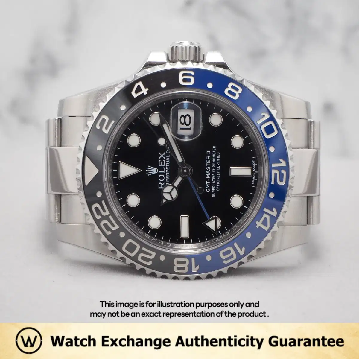 Rolex GMT Master II Batman 116710BLNR Black